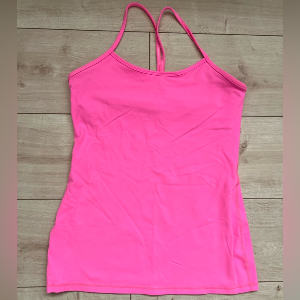 Hot Pink Power Y Tank Size 10